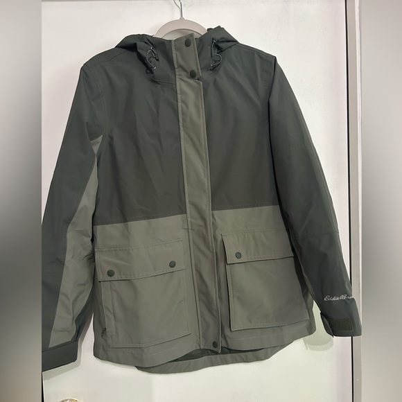 Eddie Bauer Jackets & Blazers - Eddie Bauer Green Hooded Jacket